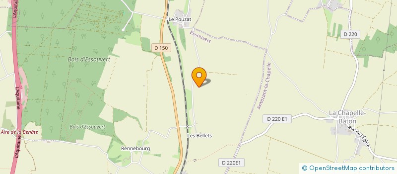 localisation de l'entreprise LES BELLETS  COIVERT