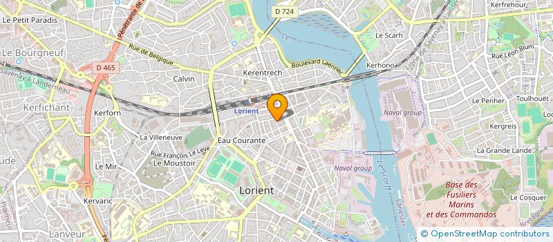 localisation de l'entreprise LES BELUGAS  LORIENT