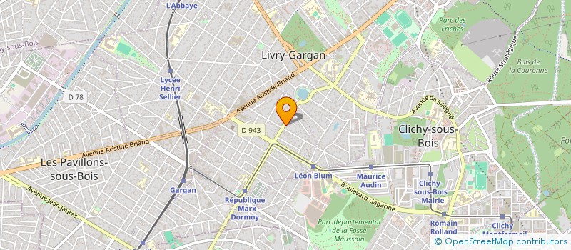 localisation de l'entreprise LES BEN'S à LIVRY-GARGAN