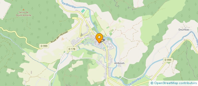 localisation de l'entreprise LES BENEDICTINS  NANT