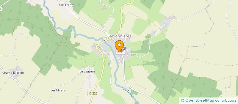 localisation de l'entreprise LES BENEVOLES DE BELLOT à BELLOT