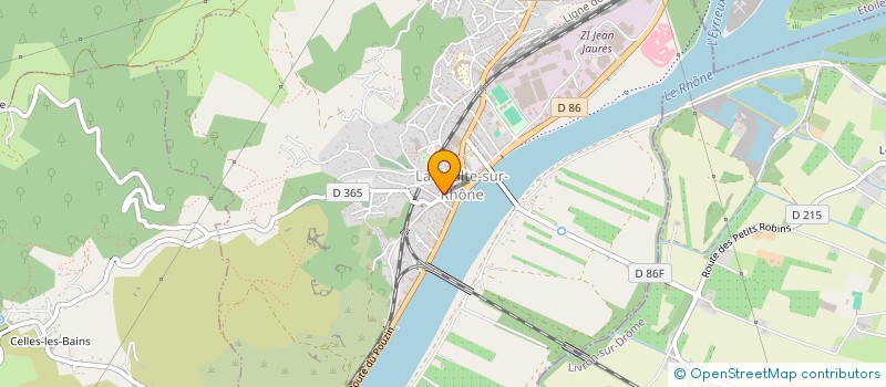 localisation de l'entreprise LES BENEVOLTES  LA-VOULTE-SUR-RHONE