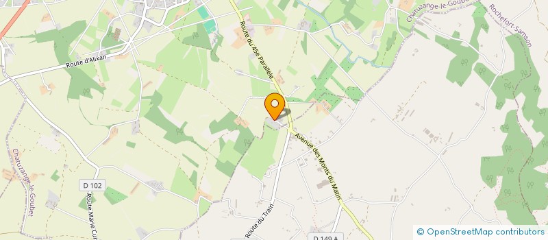 localisation de l'entreprise LES BENEZETS à CHATUZANGE-LE-GOUBET