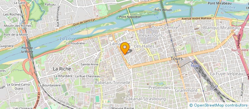 localisation de l'entreprise LES BENHURIENS  TOURS