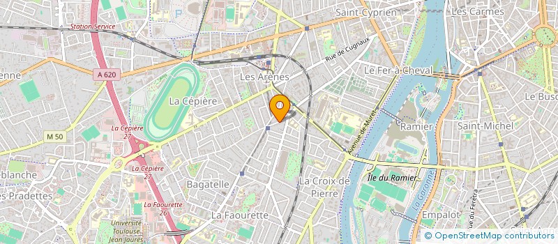localisation de l'entreprise LES BEQUILLES OCCITANES DES BARKHANES à TOULOUSE