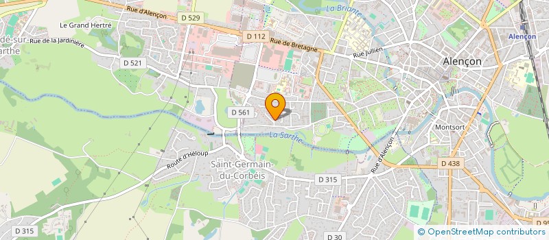localisation de l'entreprise LES BERBERES NORMANDES à ALENCON