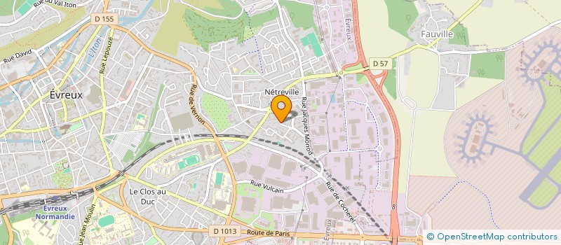 localisation de l'entreprise LES BERETS DE LA 105  EVREUX