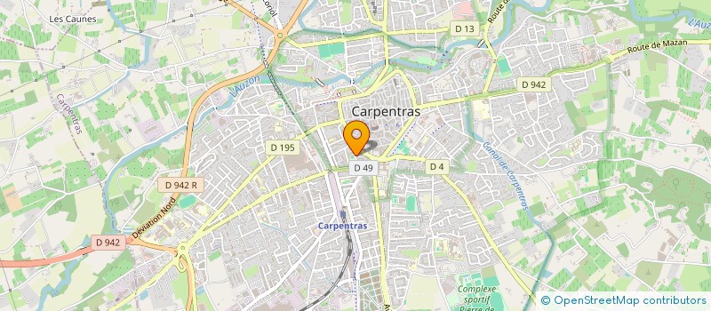 localisation de l'entreprise LES BERGERONNETTES à CARPENTRAS