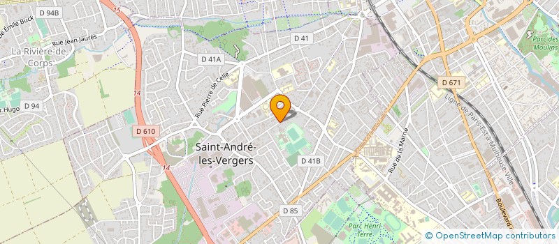 localisation de l'entreprise LES BERGERONNETTES DE ST ANDRE à SAINT-ANDRE-LES-VERGERS