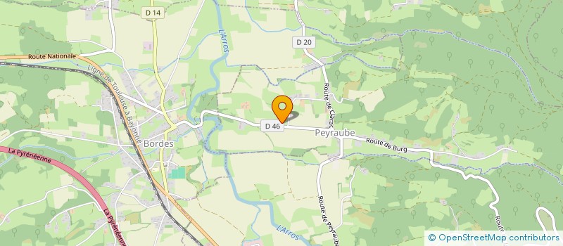 localisation de l'entreprise LES BERGERS DE BIGORRE  LESPOUEY