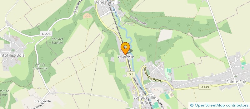 localisation de l'entreprise LES BERGERS DE LA BIODIVERSITE  LONGUEVILLE-SUR-SCIE