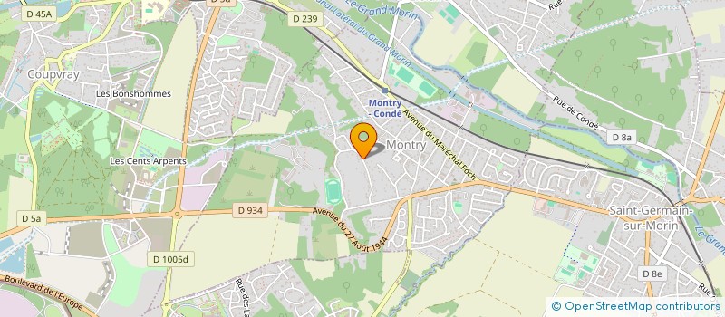 localisation de l'entreprise LES BERGERS DE LA MER  MONTRY