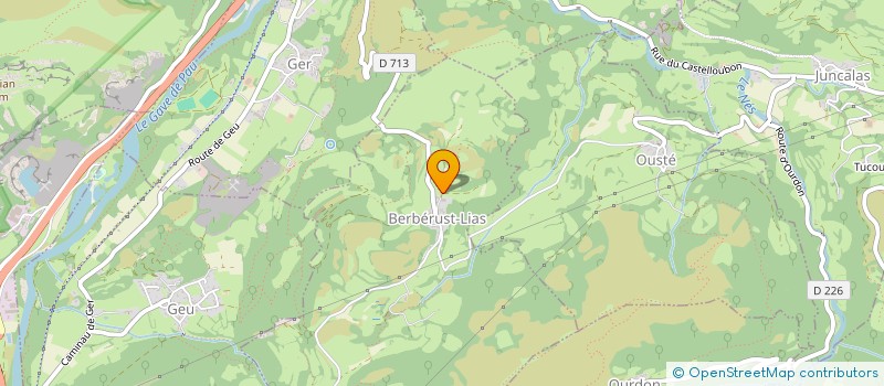 localisation de l'entreprise LES BERGERS DU LAC BLEU  BERBERUST-LIAS