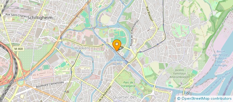 localisation de l'entreprise LES BERGES DE L ILL à STRASBOURG