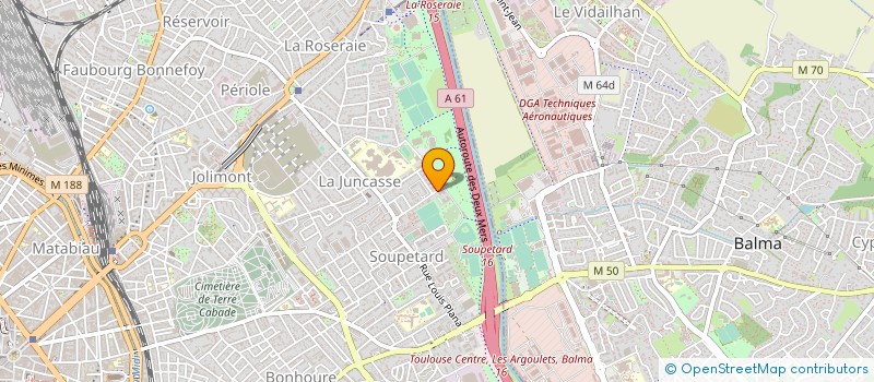 localisation de l'entreprise LES BERGES DU CANAL à TOULOUSE