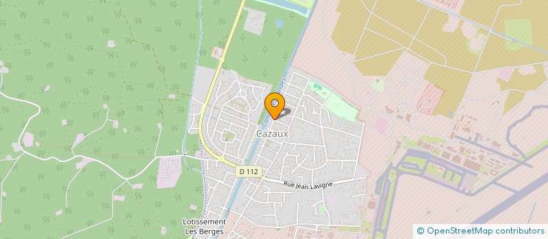 localisation de l'entreprise LES BERGES DU CANAL à LA TESTE-DE-BUCH