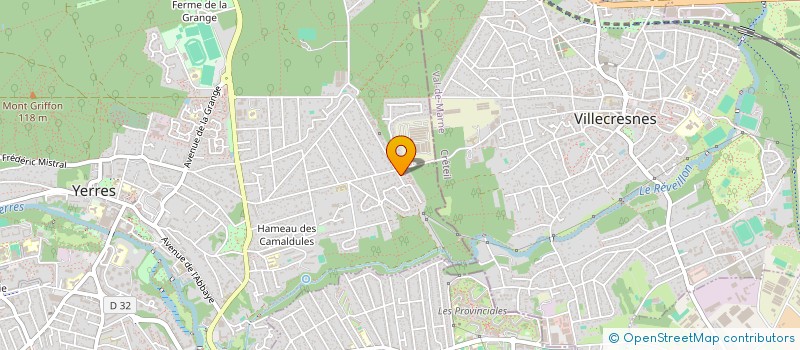 localisation de l'entreprise LES BERGES DU LITTORAL  YERRES