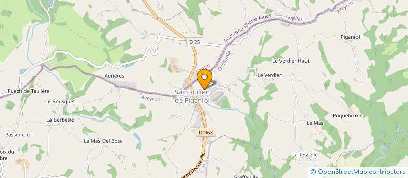 localisation de l'entreprise LES BERGES DU LOT  BOUILLAC