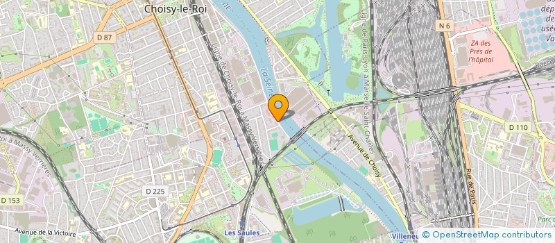 localisation de l'entreprise LES BERGES VOLTAIRE à CHOISY-LE-ROI