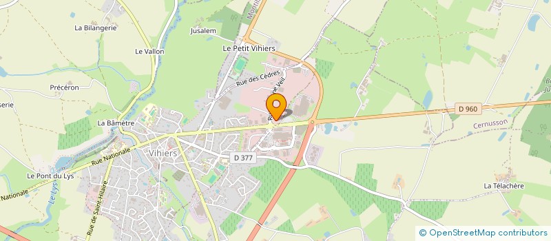 localisation de l'entreprise LES BERLINES à LYS-HAUT-LAYON