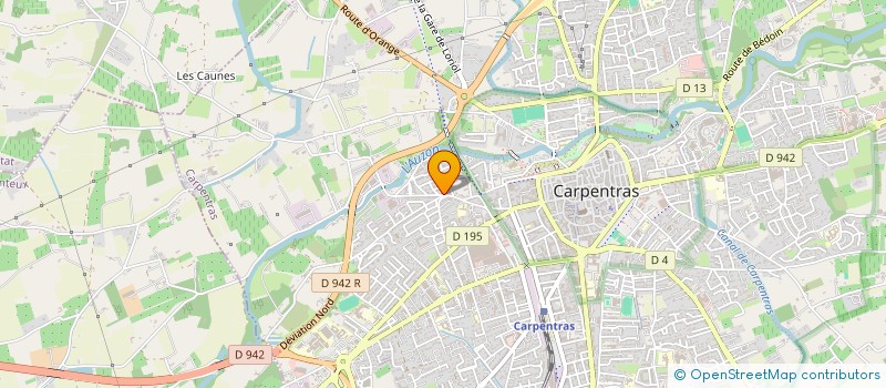 localisation de l'entreprise LES BERLINGER'S à CARPENTRAS