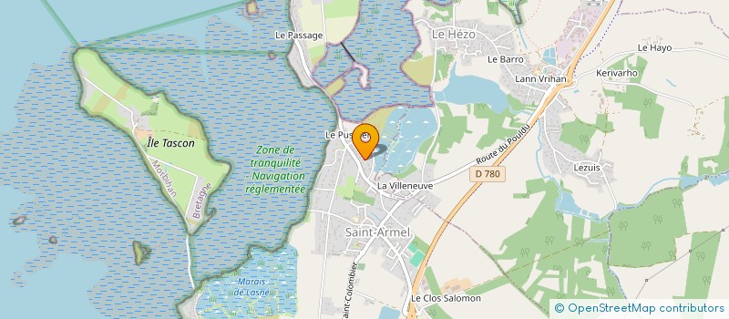 localisation de l'entreprise LES BERNACHES, BIEN VIEILLIR ENSEMBLE A SAINT-ARMEL  SAINT-ARMEL