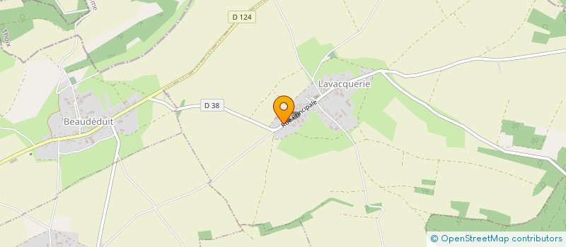 localisation de l'entreprise LES BERNETTES  LAVACQUERIE