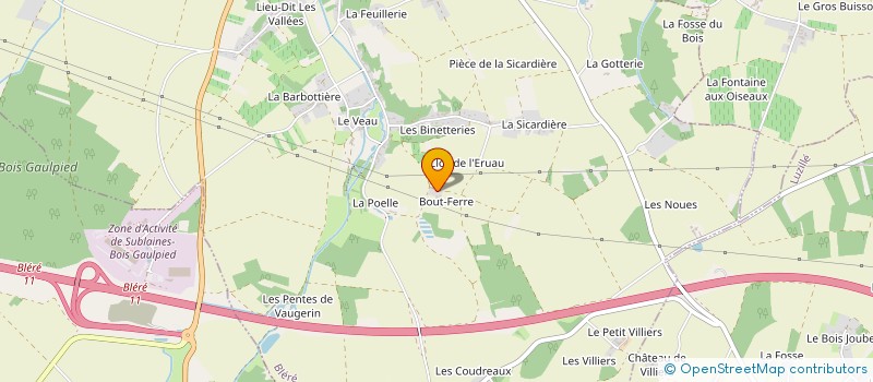 localisation de l'entreprise LES BERNOISES  BLERE