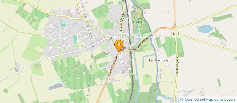 localisation de l'entreprise LES BERRYCURIENS à REUILLY