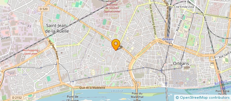 localisation de l'entreprise LES BERTHELINS à ORLEANS
