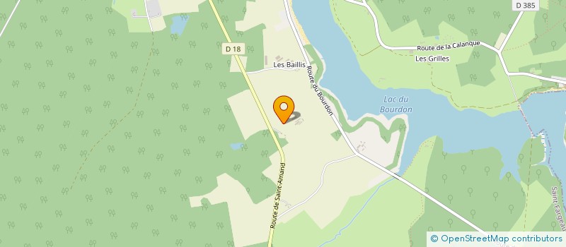 localisation de l'entreprise LES BERTHES BAILLY à SAINT-FARGEAU