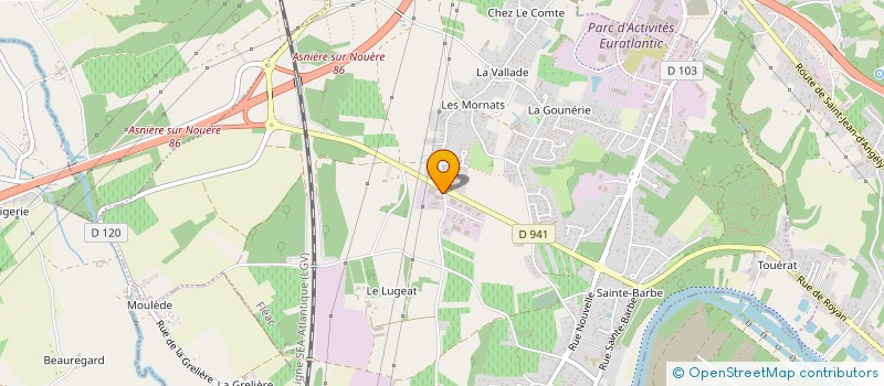 localisation de l'entreprise LES BERTONS à FLEAC