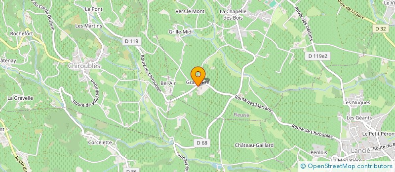 localisation de l'entreprise LES BERTRAND à FLEURIE