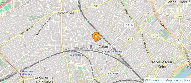 localisation de l'entreprise LES BETES AUSSI à BOIS-COLOMBES