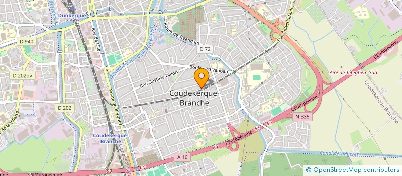 localisation de l'entreprise LES BETES BAROQUES  COUDEKERQUE-BRANCHE