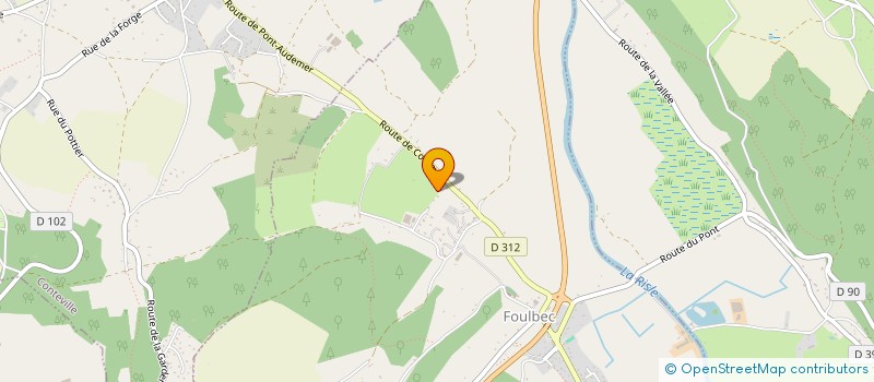 localisation de l'entreprise LES BETES DU COIN  FOULBEC