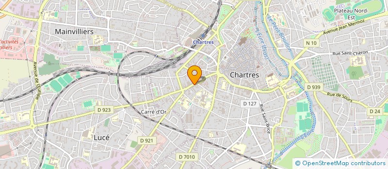 localisation de l'entreprise LES BETILLIERES à CHARTRES
