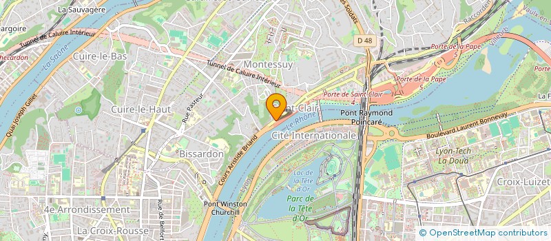 localisation de l'entreprise LES BETISES - COLLECTIF QUEER ARTISTIQUE ET MILITANT  CALUIRE-ET-CUIRE