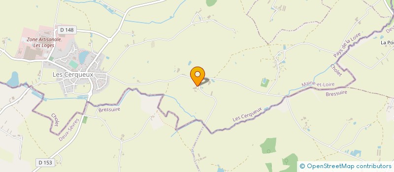 localisation de l'entreprise LES BEVERIES  YZERNAY