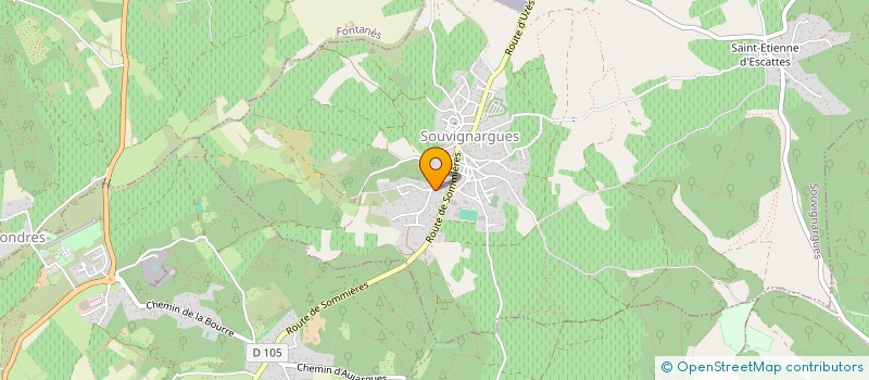 localisation de l'entreprise LES BIB  SOUVIGNARGUES