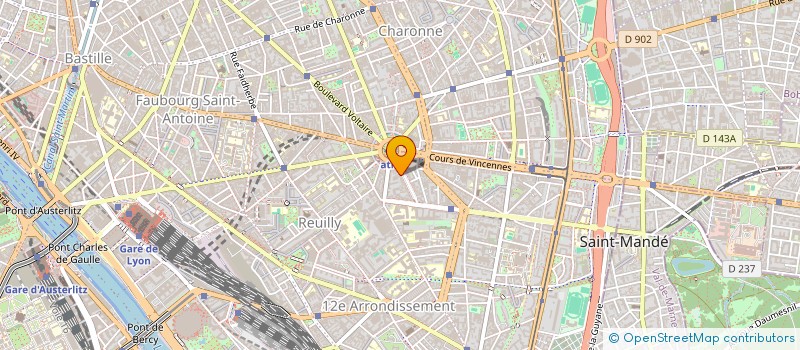 localisation de l'entreprise LES BIBELOTS  PARIS