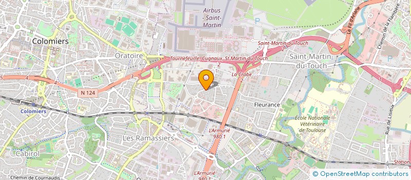 localisation de l'entreprise LES BIBICHOUX DE ST MARTIN à TOULOUSE
