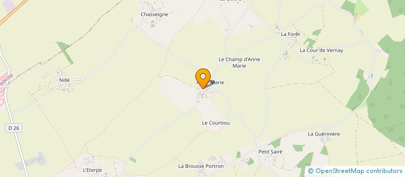 localisation de l'entreprise LES BICHETTES  LUSIGNAN