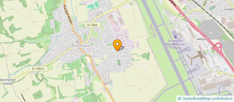 localisation de l'entreprise LES BICHETTES  BLOTZHEIM