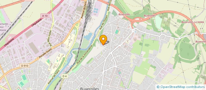 localisation de l'entreprise LES BICYCLAINES à BUXEROLLES