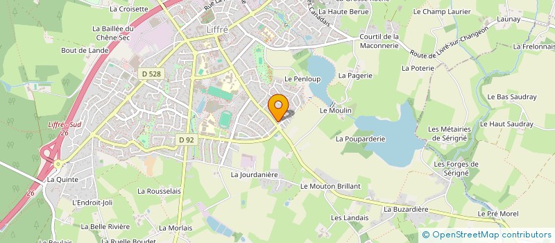 localisation de l'entreprise LES BIENS DE LOES  LIFFRE