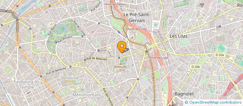 localisation de l'entreprise LES BIENS DES AMIS  PARIS