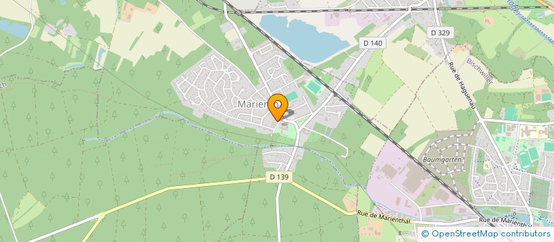 localisation de l'entreprise LES BIERES DE L'ERMITAGE  HAGUENAU