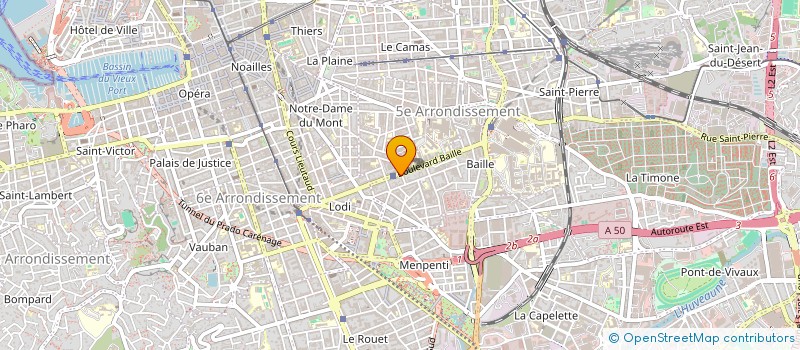 localisation de l'entreprise LES BIERES DU MONDE à MARSEILLE