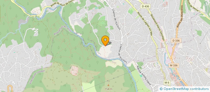 localisation de l'entreprise LES BIGARADES AZUREES  LA COLLE SUR LOUP